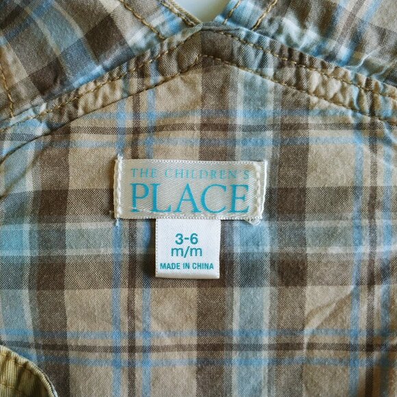 The Children's Place Bear Cargo Overalls size 3-6 Months - Picture 10 of 11